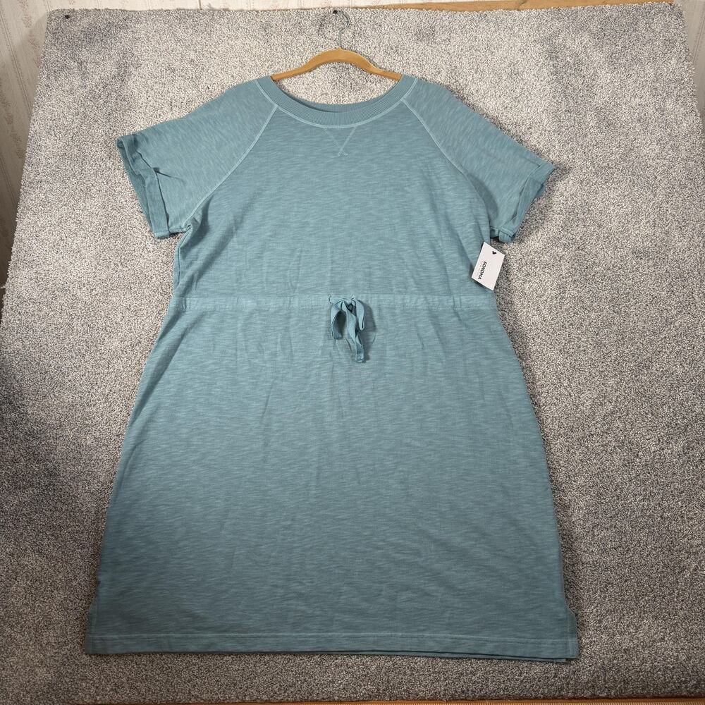 Sonoma Goods For Life T-Shirt Dress 1X Plus Athleisure Sporty Loungewear Weekend